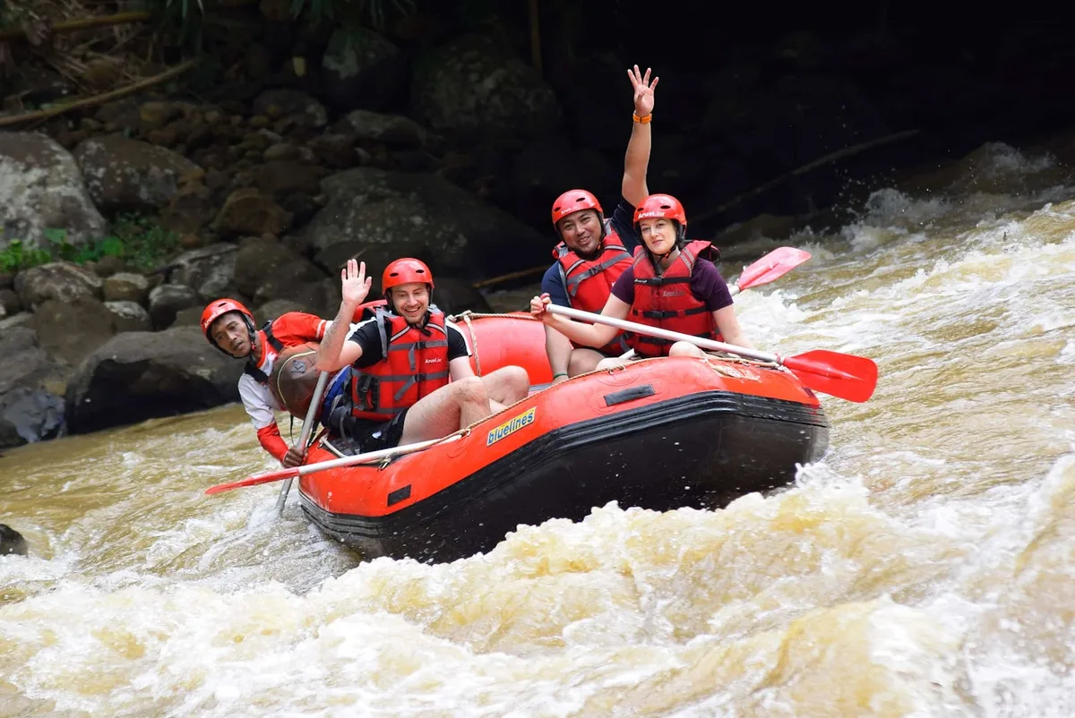 Bandung river rafting adventure